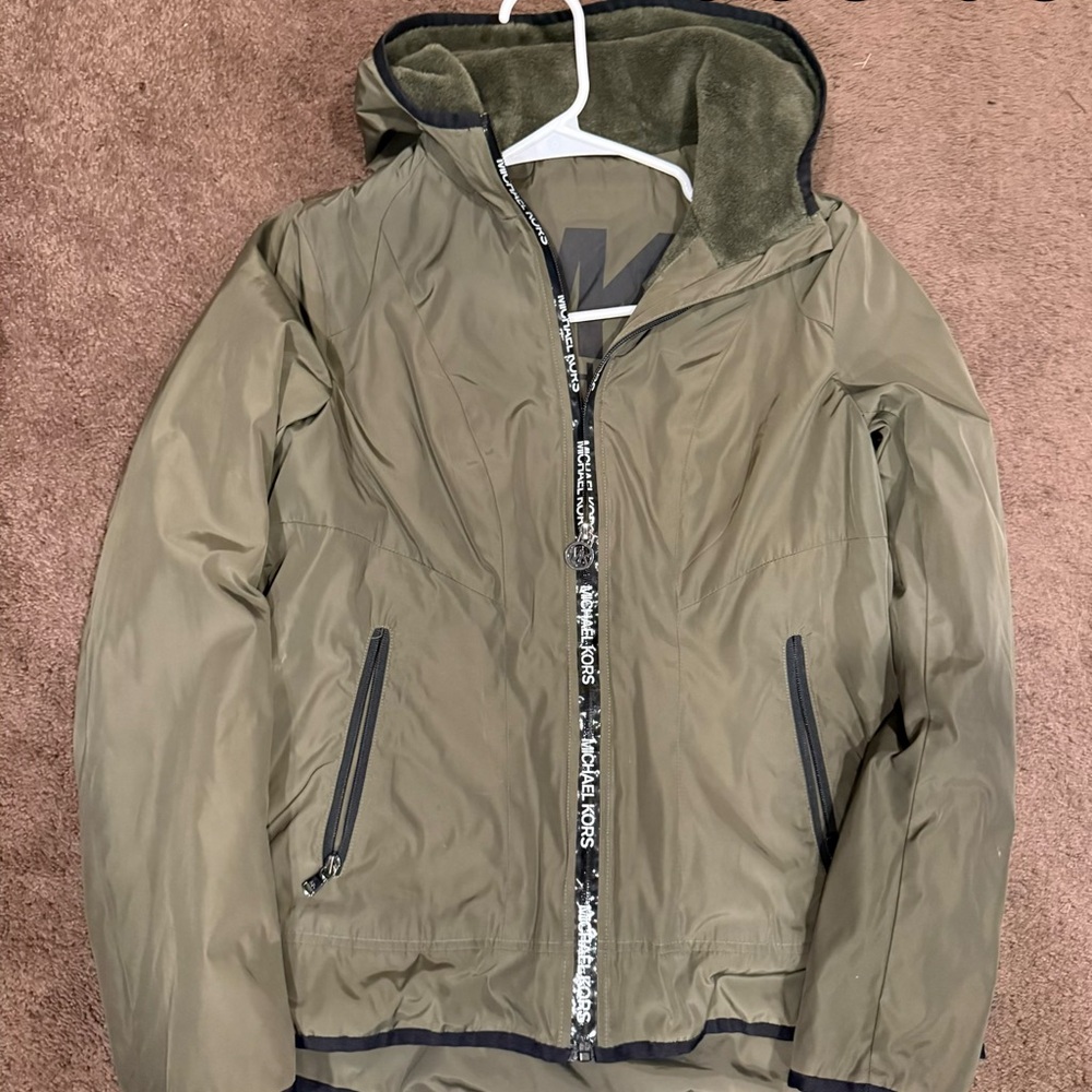 Michael Michael Kors Olive Performance Jacket - image 1